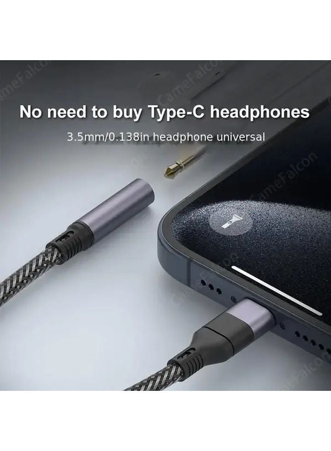USB C To 35mm Audio Adapter For Samsung Galaxy S23 S22 S21 Ultra iPad Pro Xiaomi OnePlus - Image 4